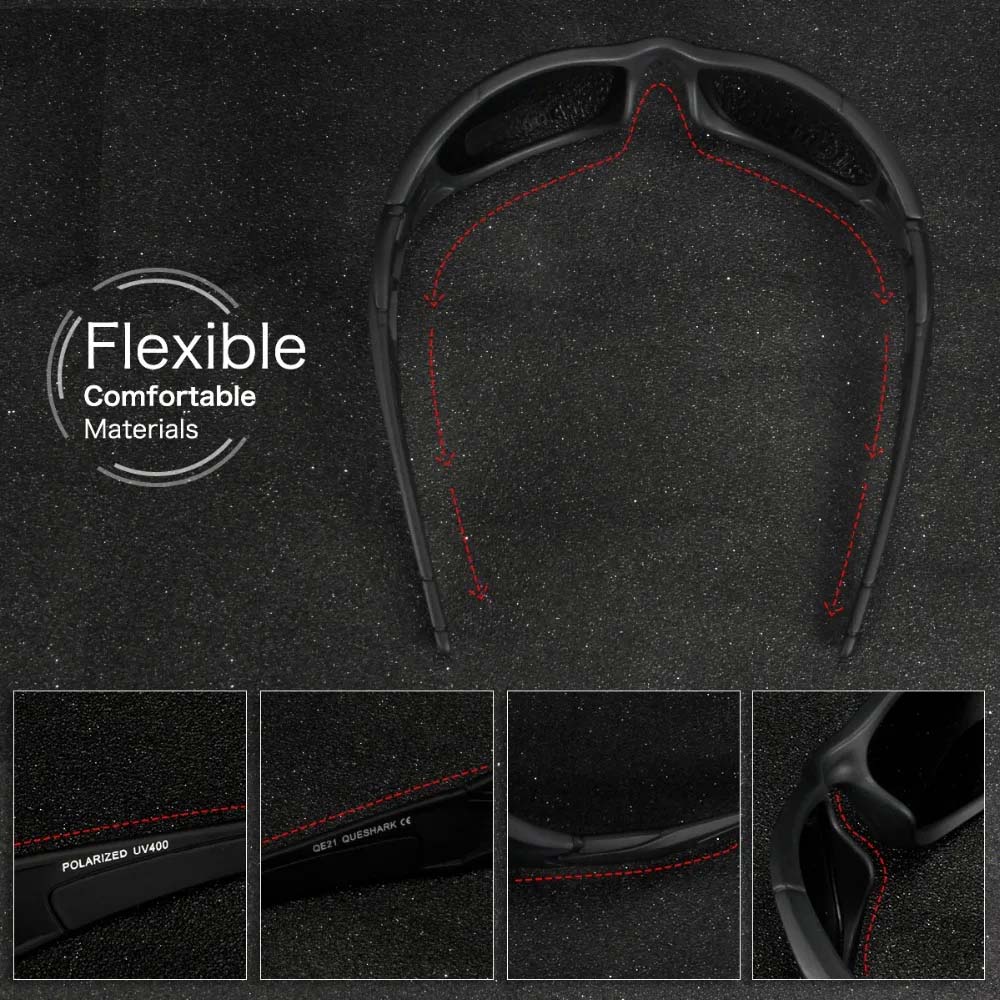 Polaryzacyjne okulary motocyklowe Adventure Pro — regulowane dopasowanie