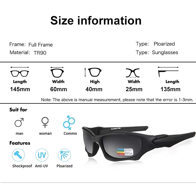 Polaryzacyjne okulary motocyklowe Adventure Pro — regulowane dopasowanie
