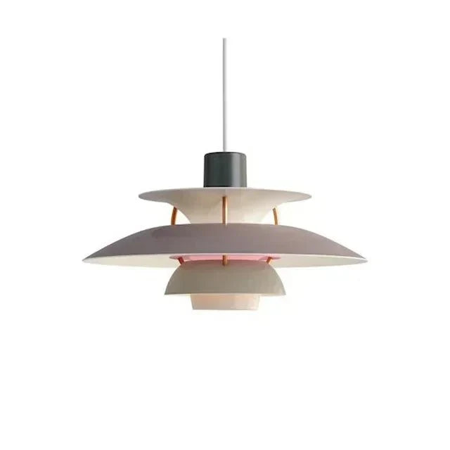 Nexio cylinderformad pendellampa med borstad metallfinish