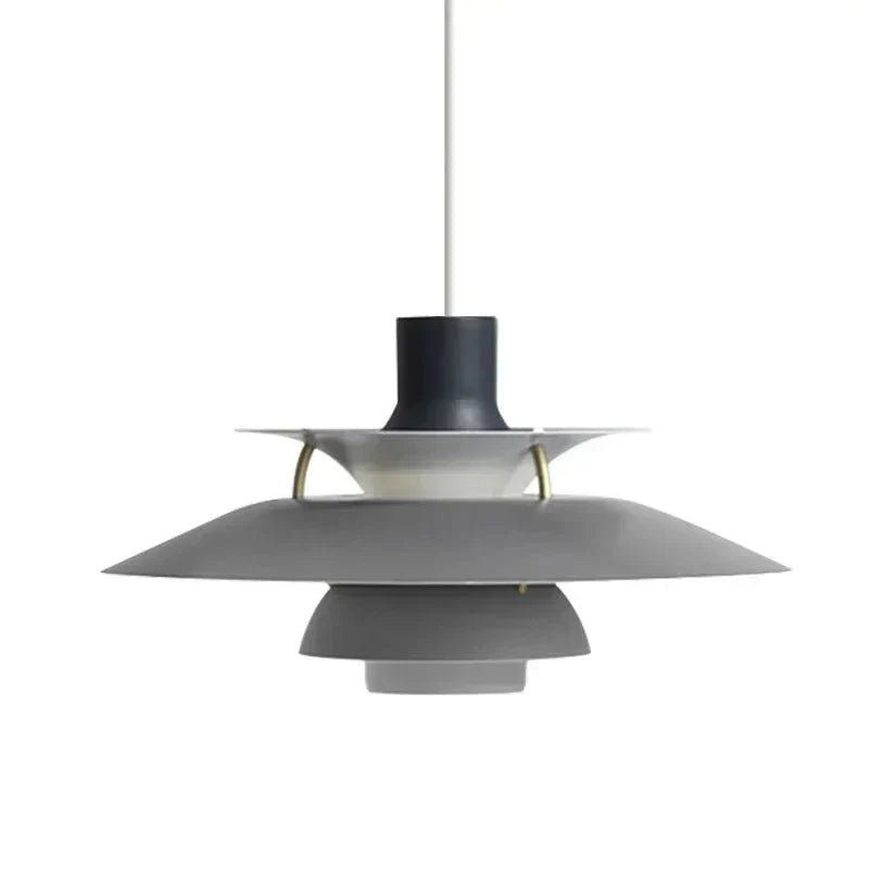 Nexio cylinderformad pendellampa med borstad metallfinish