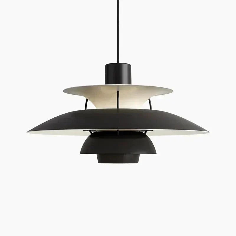 Nexio cylinderformad pendellampa med borstad metallfinish