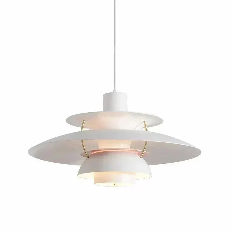 Nexio cylinderformad pendellampa med borstad metallfinish