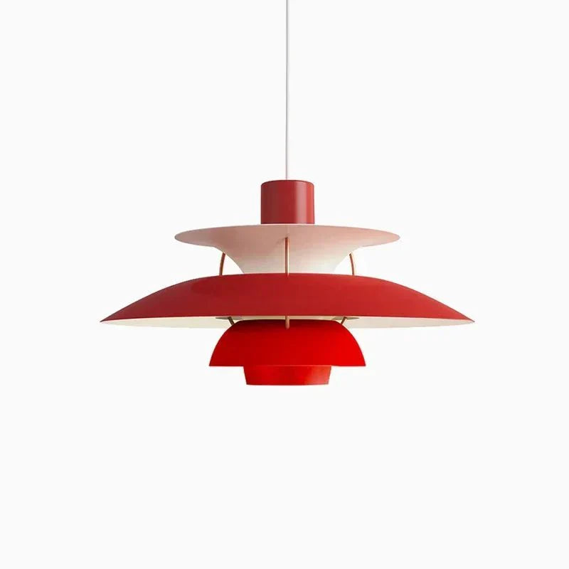 Nexio cylinderformad pendellampa med borstad metallfinish