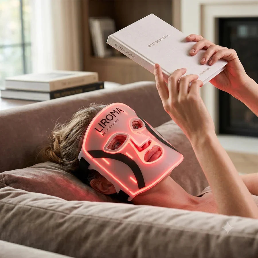 LED Facial Light Therapy Mask — Seven Distinct Color Treatment Options