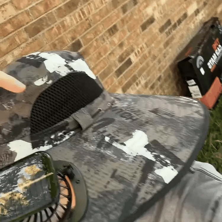 Solar Powered Hat — Dual Cooling Fans, Three Speed Settings
