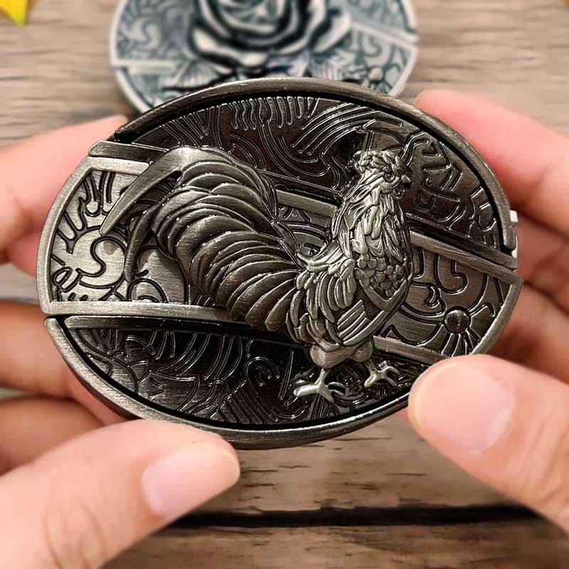 Metal Oval Cowboys Belt Buckle – Western Style Durable & Decorative | Filindra