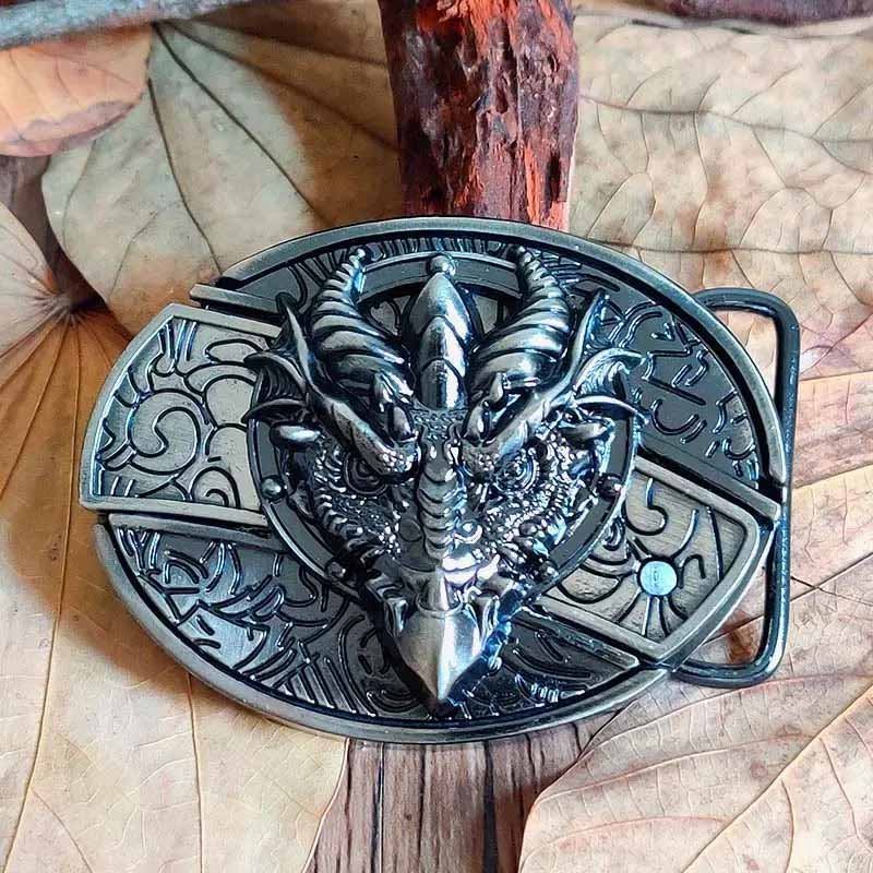 Metal Oval Cowboys Belt Buckle – Western Style Durable & Decorative | Filindra