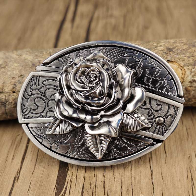 Metal Oval Cowboys Belt Buckle – Western Style Durable & Decorative | Filindra