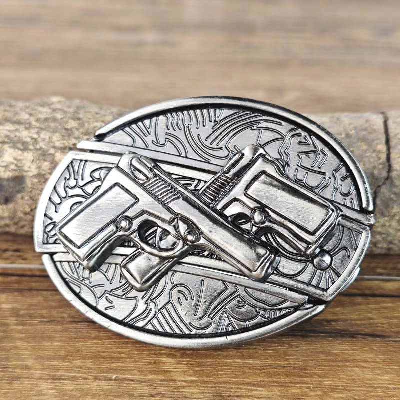 Metal Oval Cowboys Belt Buckle – Western Style Durable & Decorative | Filindra