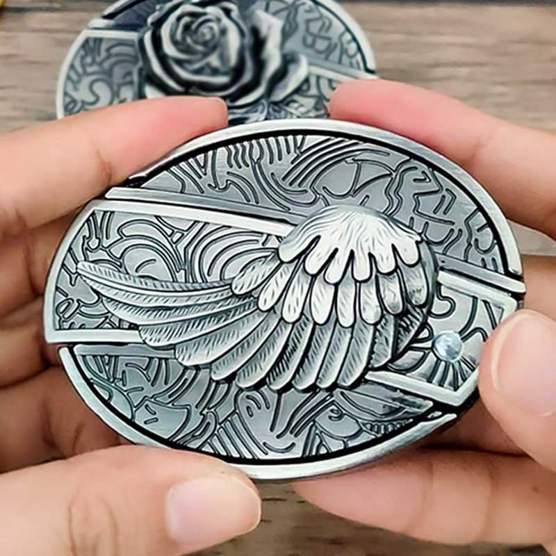 Metal Oval Cowboys Belt Buckle – Western Style Durable & Decorative | Filindra