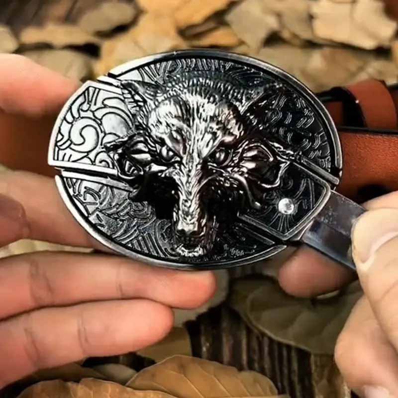 Metal Oval Cowboys Belt Buckle – Western Style Durable & Decorative | Filindra