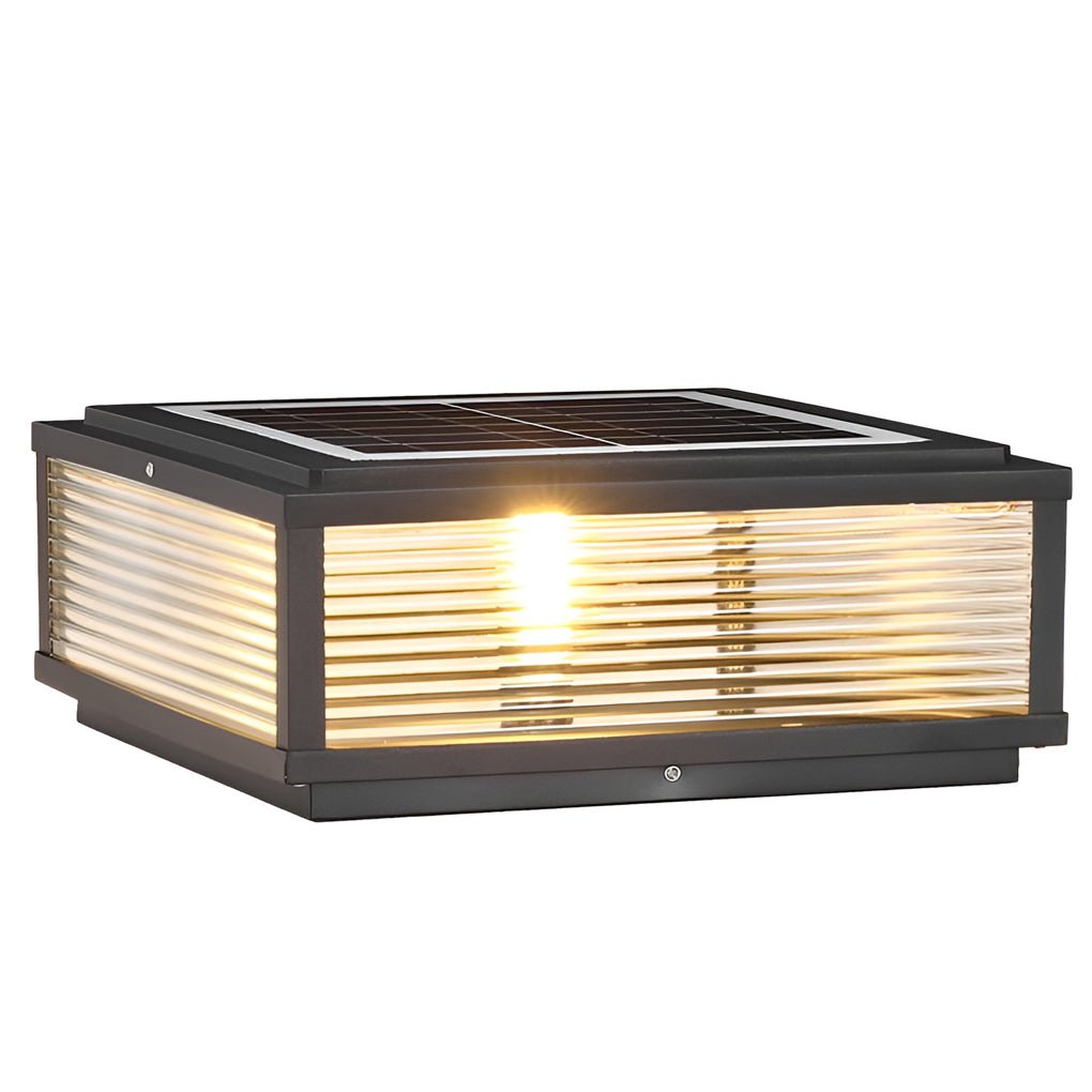Lampe LED extérieure étanche sur pilier — Gradation en trois niveaux, 3000 K 4500 K 6000 K