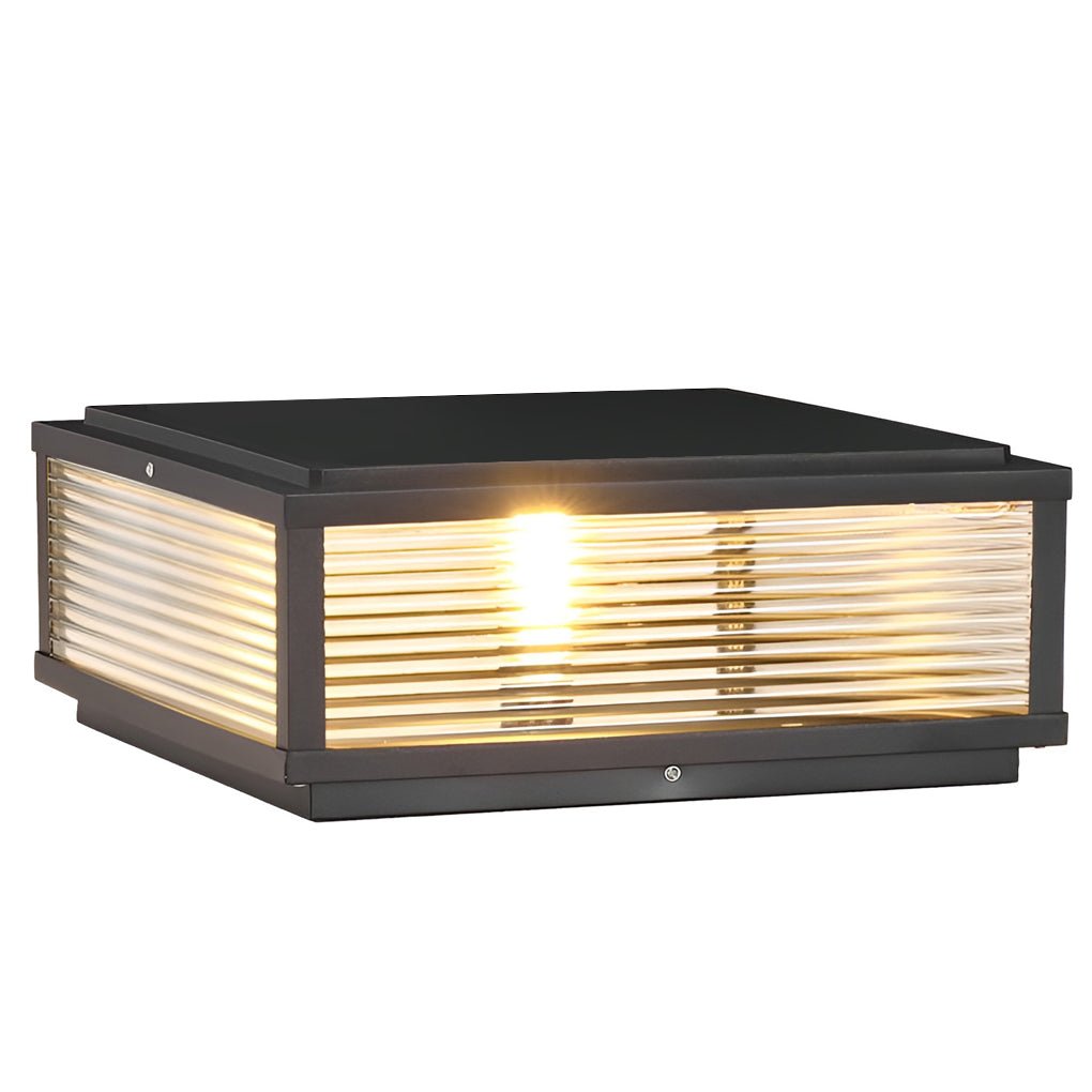 Lampe LED extérieure étanche sur pilier — Gradation en trois niveaux, 3000 K 4500 K 6000 K