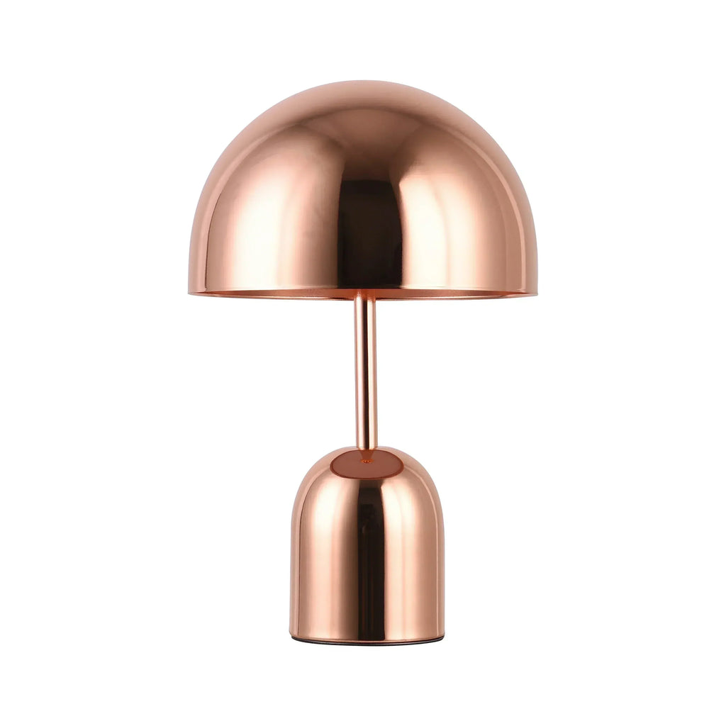 Luminra dimbar kopparfärgad bordslampa — LED-lampa ingår, minimalistisk design