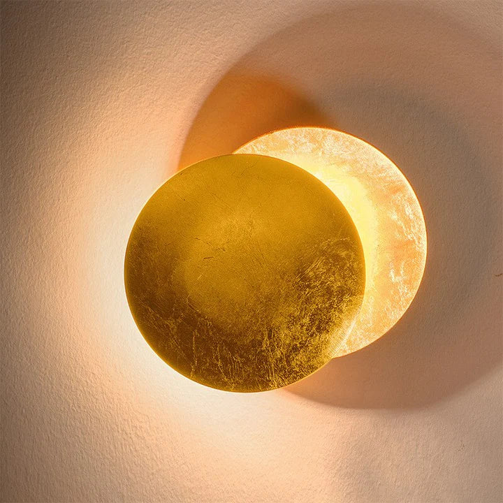 Einzigartige, um 360° drehbare LED-Eklipsen-Wandlampe - Mondphasendesign