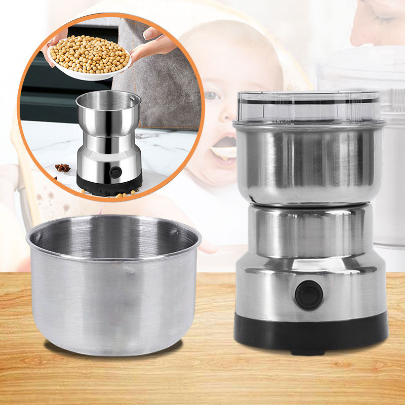 GrindMaster Multifunctional Food Mill — Portable Four-Blade Cutter, Compact