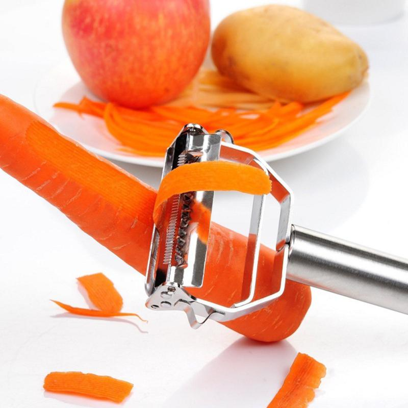 SharpPeel Multifunctional Fruit & Vegetable Peeler — Two-Piece Set, Steady Grip