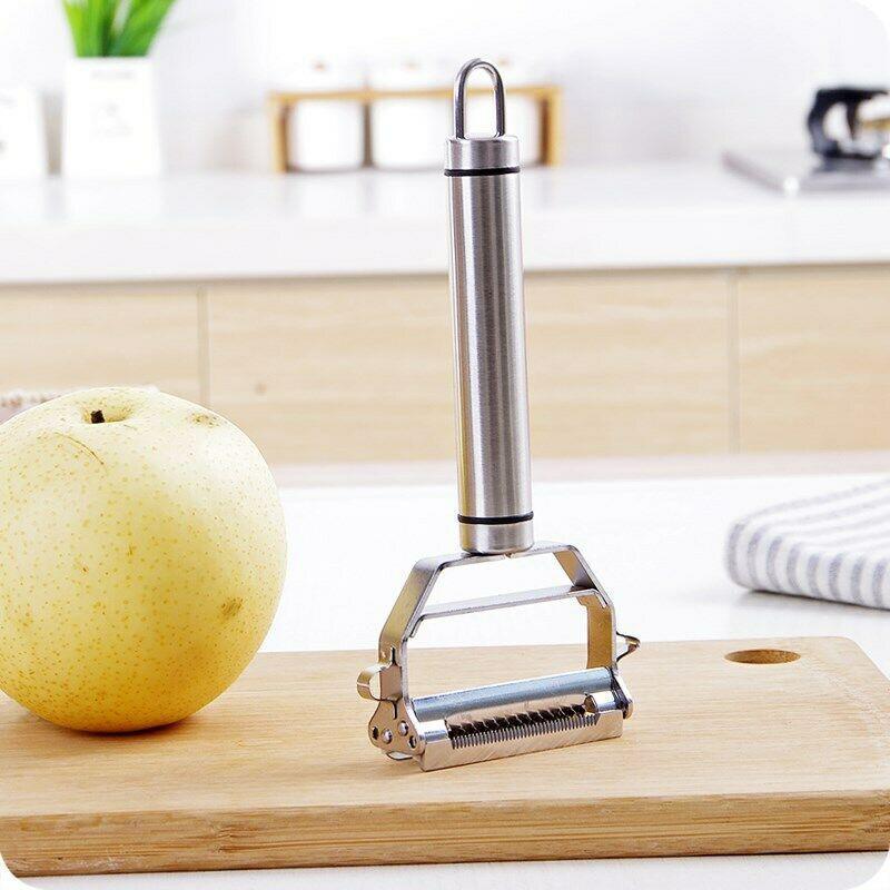 SharpPeel Multifunctional Fruit & Vegetable Peeler — Two-Piece Set, Steady Grip