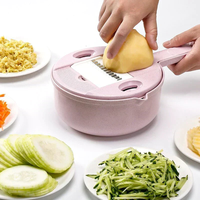 SliceMaster multifunkční kráječ zeleniny — krájí na plátky, kostičky i nudličky