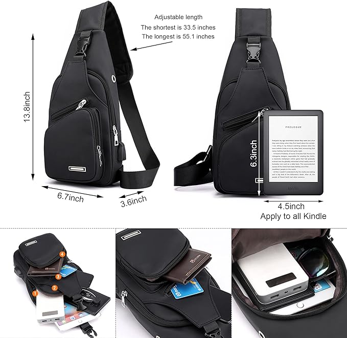 WaveSling Waterproof Sling Bag — Multifunctional Compact Crossbody