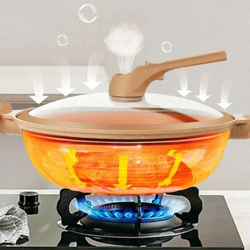 Pánev wok CookFlex — odolný nepřilnavý povrch