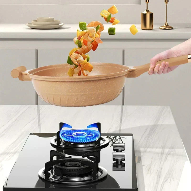 Pánev wok CookFlex — odolný nepřilnavý povrch