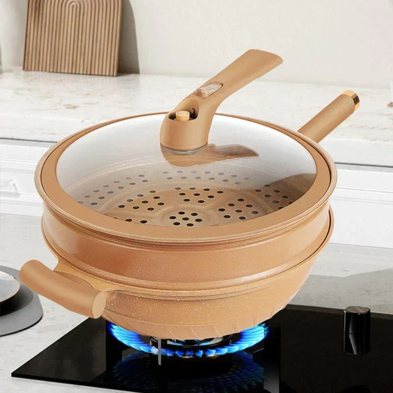 Pánev wok CookFlex — odolný nepřilnavý povrch