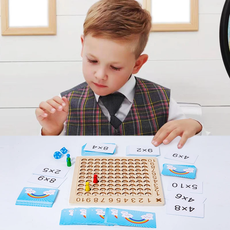 MathWhiz brætspil med multiplikationseventyr — interaktive gangetabelopgaver