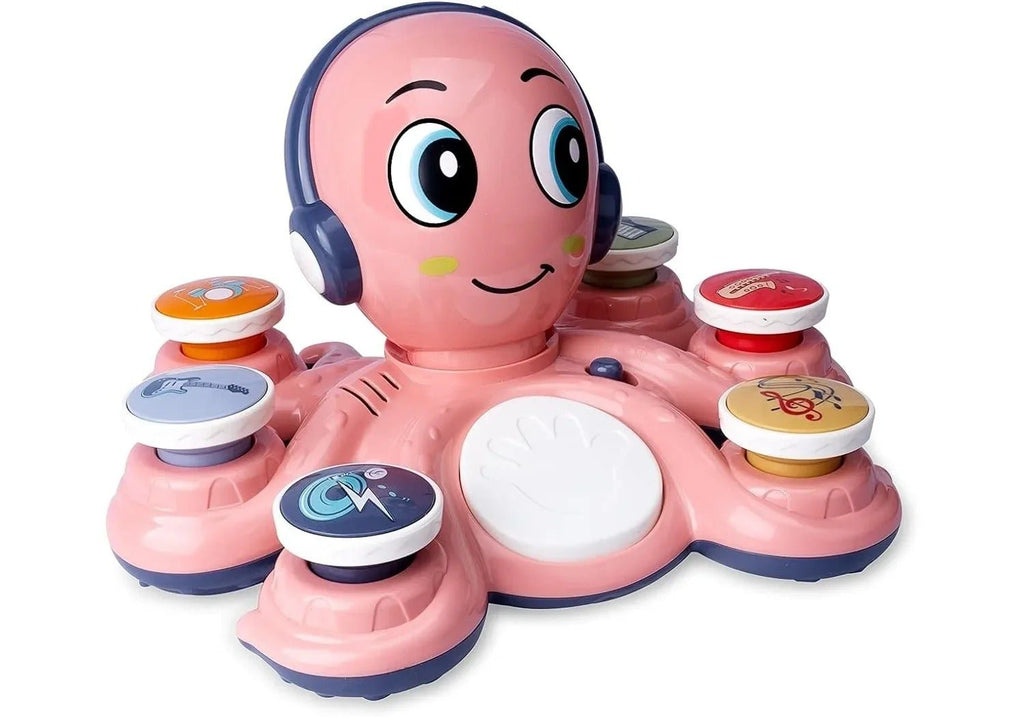 Compagno musicale polpo GroovyPus — Luci attivate dal tocco e audio sincronizzato