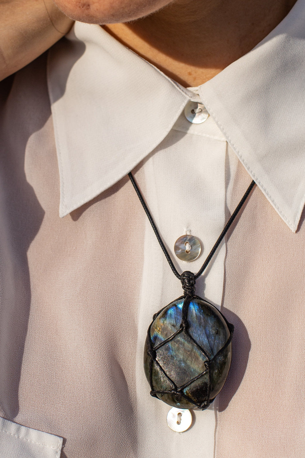 Aris Dragonheart Labradorite Necklace