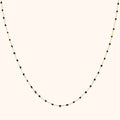 Lyra Dark Pearl Necklace — Polished Modern Pendant