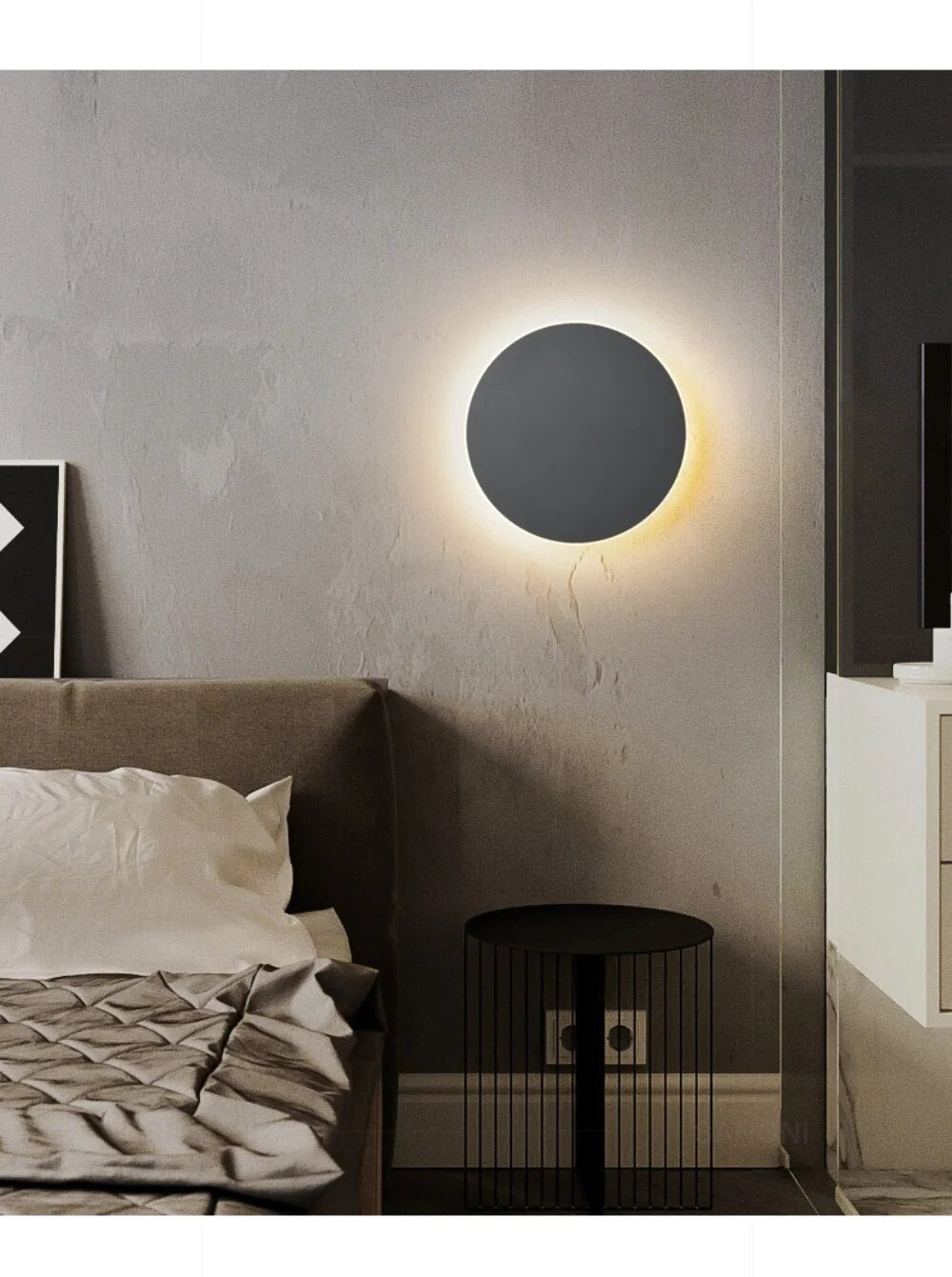 Sleeksphere Round LED Wall Lamp — Modern Style Lighting