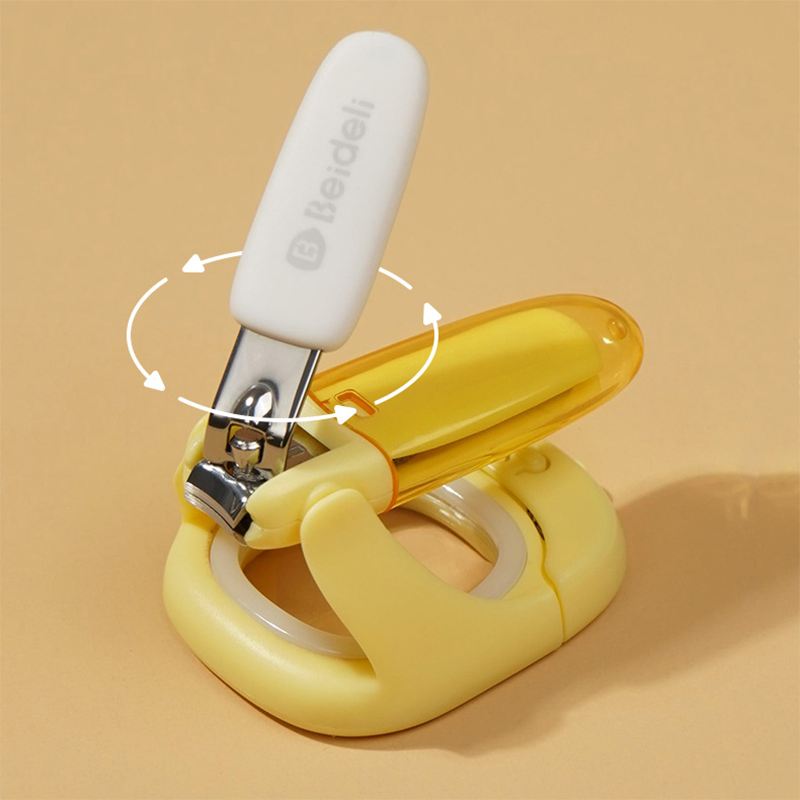 Tagliaunghie 3 in 1 — Luce LED, lente d'ingrandimento 2,5x e raccogli-unghie