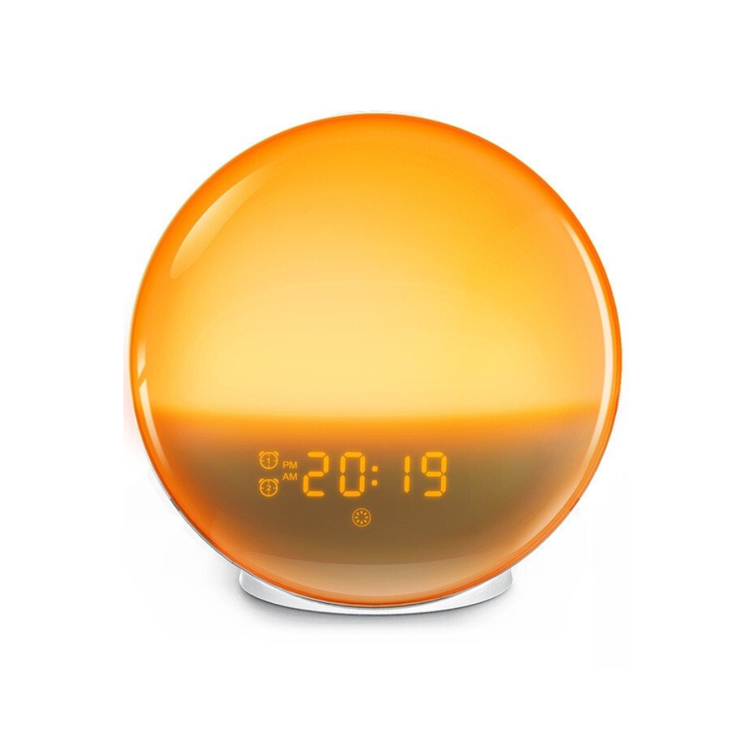GlowRise Natural Alarm Clock — Dawn Simulation Wake-Up Light