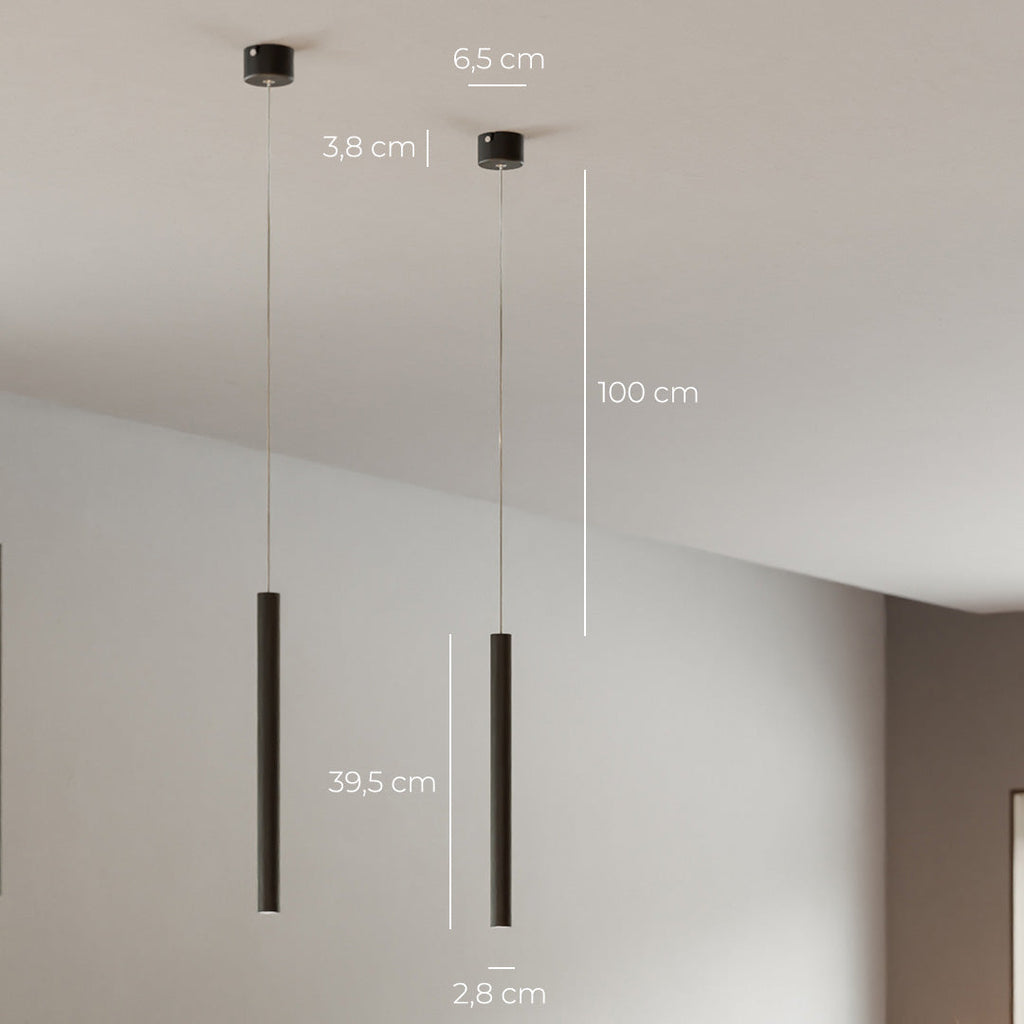 Minimalistyczna lampa wisząca Cirrus marki AeroLume — zaawansowana technologia LED