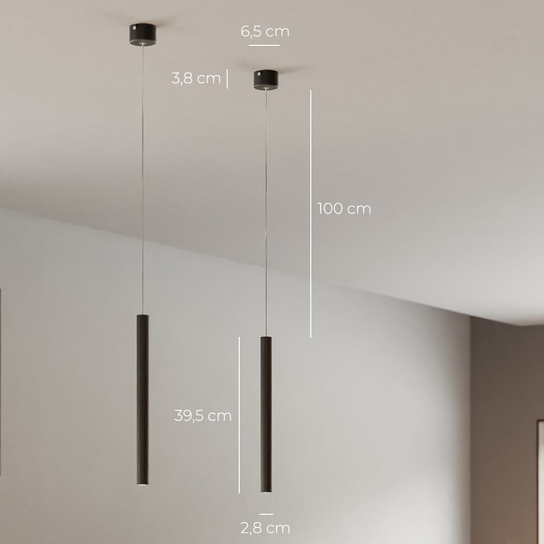 Minimalistyczna lampa wisząca Cirrus marki AeroLume — zaawansowana technologia LED