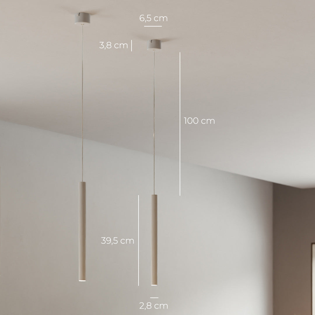 Minimalistyczna lampa wisząca Cirrus marki AeroLume — zaawansowana technologia LED