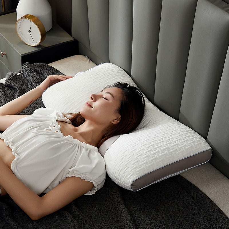 Oreiller ergonomique AstraNest — Soutien cervical stable, profil incurvé anatomique