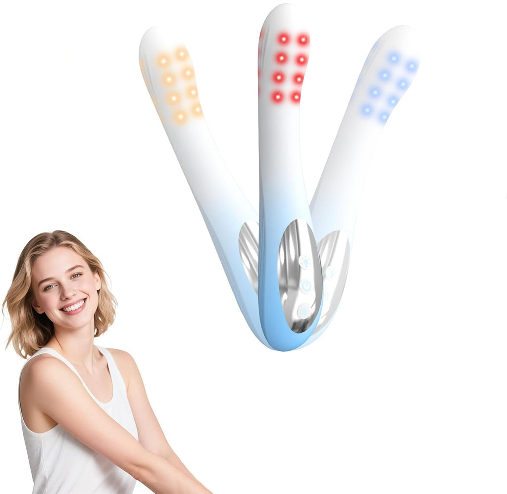 Intimate Wellness Light Therapy Device — Red, Blue, Yellow Light Settings and Gentle Warming