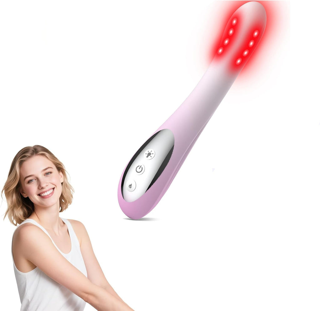 Intimate Wellness Light Therapy Device — Red, Blue, Yellow Light Settings and Gentle Warming