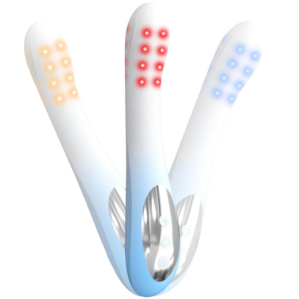 Intimate Wellness Light Therapy Device — Red, Blue, Yellow Light Settings and Gentle Warming