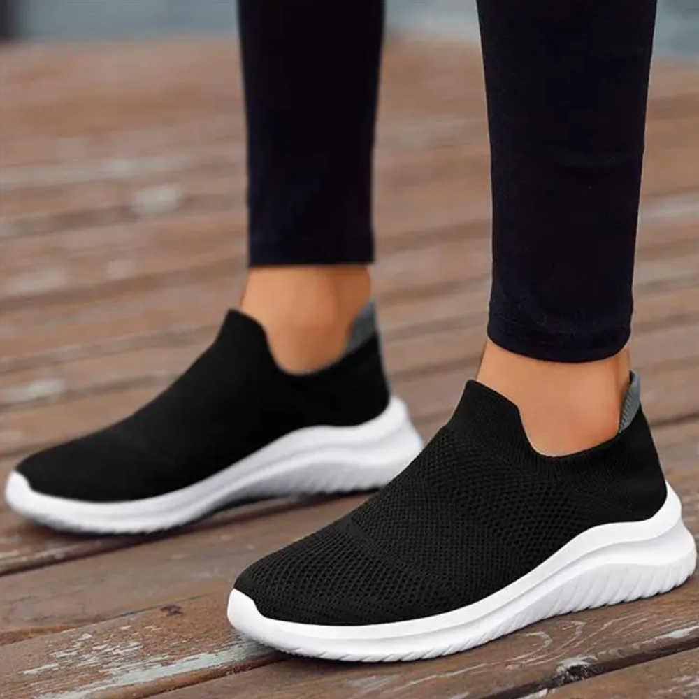 Ορθοπεδικά παπούτσια slip-on — Φαρδιά μύτη, ανάλαφρη άνεση