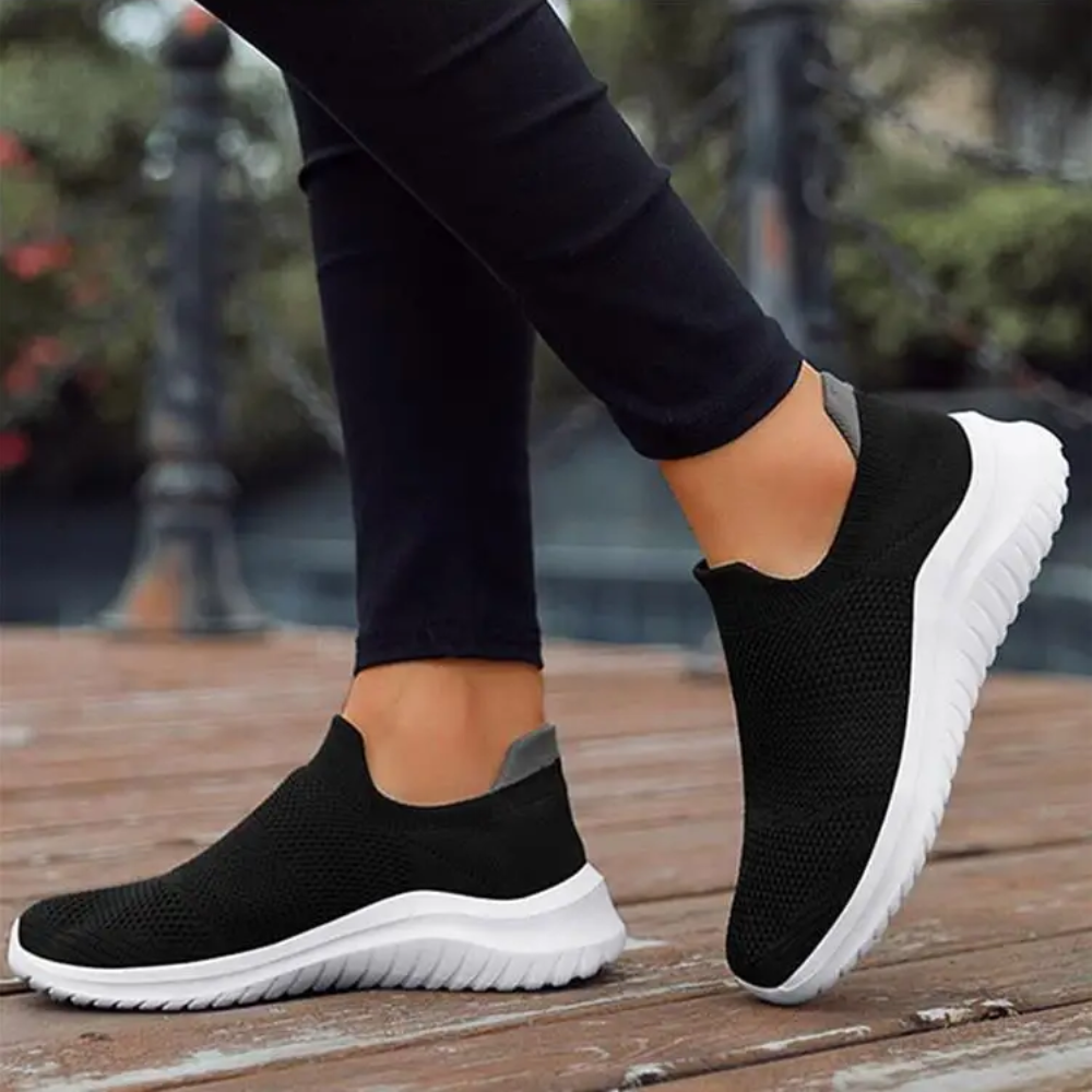 Ορθοπεδικά παπούτσια slip-on — Φαρδιά μύτη, ανάλαφρη άνεση