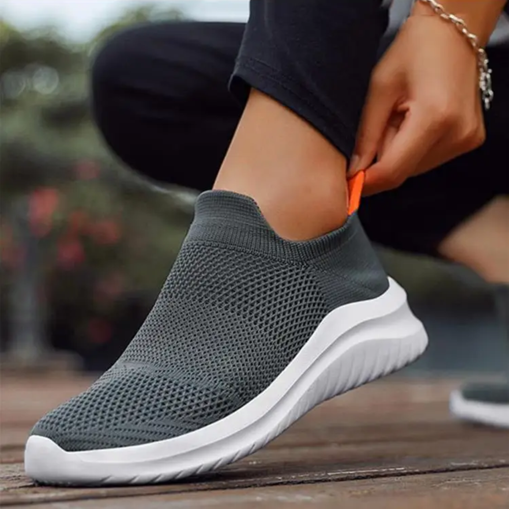 Ορθοπεδικά παπούτσια slip-on — Φαρδιά μύτη, ανάλαφρη άνεση