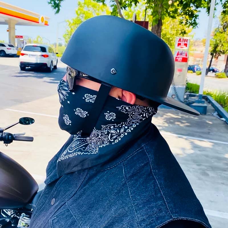 Motorradhelm im Baseballkappen-Stil - DOT-geprüfte Schutzausrüstung für Fahrer