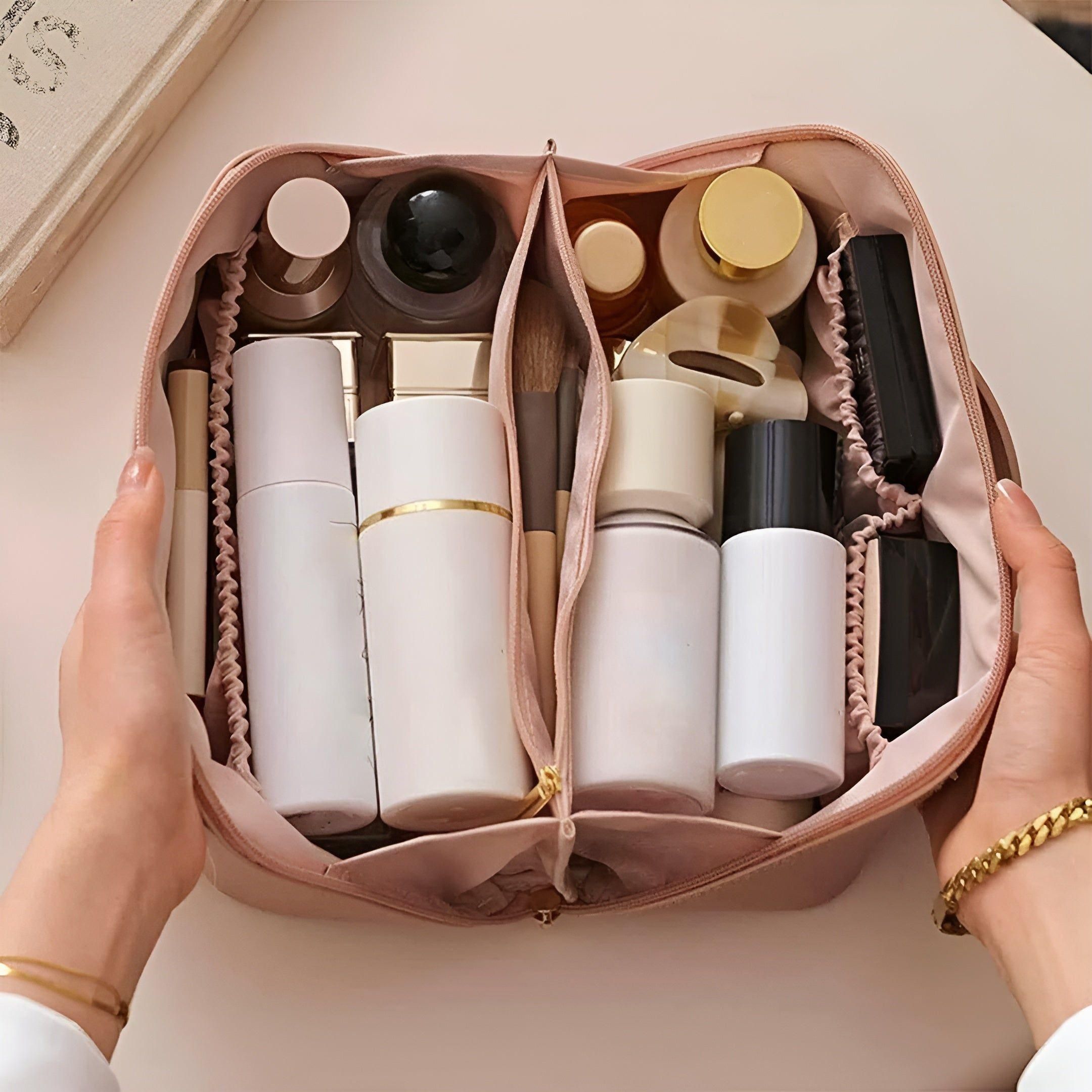 Aurelia Large Capacity Drawstring Cosmetic Bag Waterproof