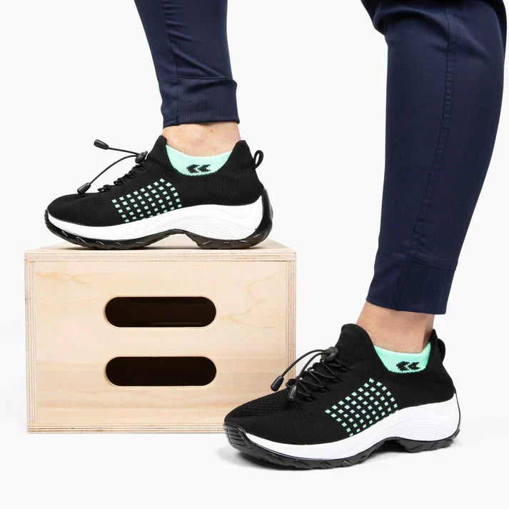 Baskets confort pour femmes Elara — Ajustement élastique, soutien orthopédique