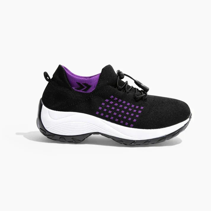 Baskets confort pour femmes Elara — Ajustement élastique, soutien orthopédique