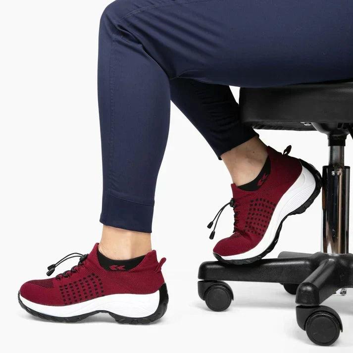 Baskets confort pour femmes Elara — Ajustement élastique, soutien orthopédique