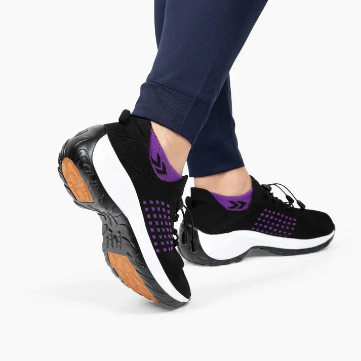 Baskets confort pour femmes Elara — Ajustement élastique, soutien orthopédique